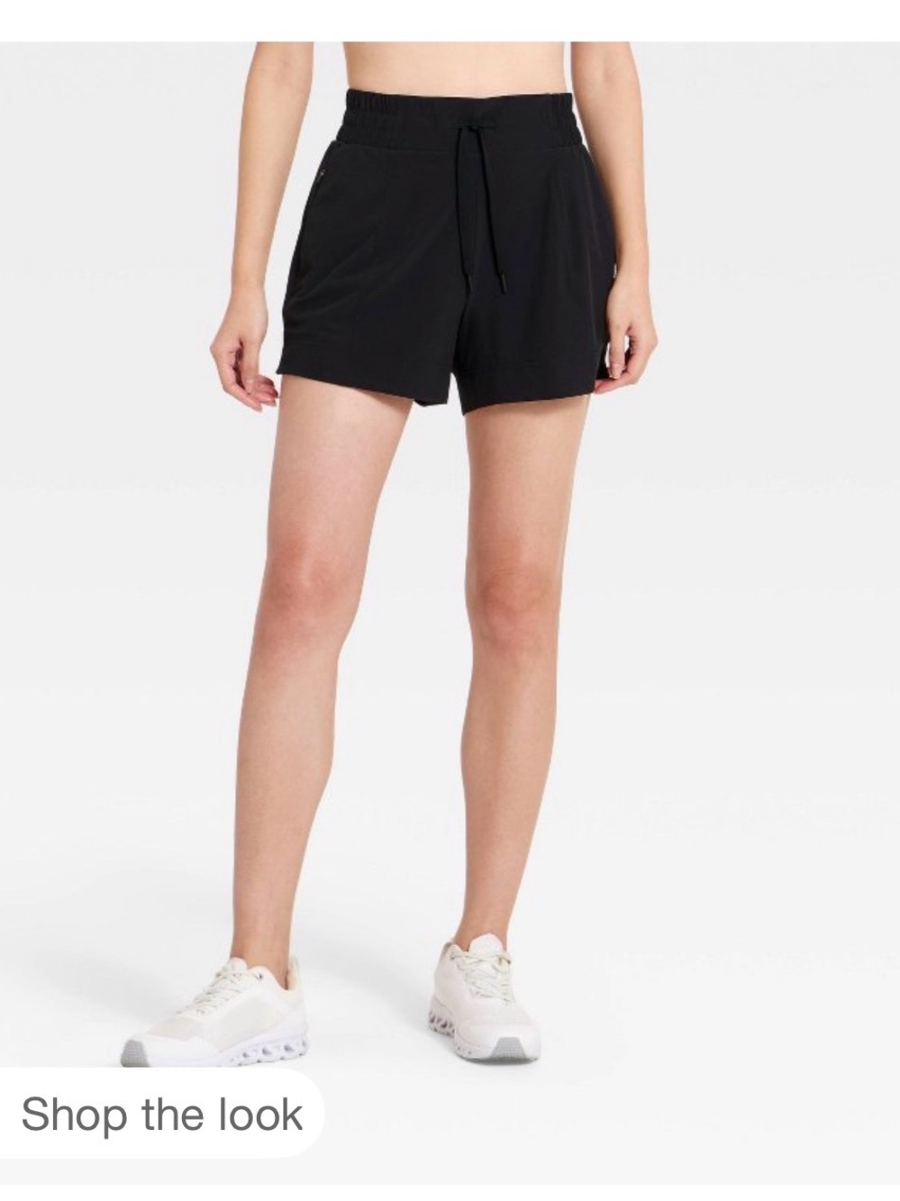 Everyday Women's Black Drawstring Shorts